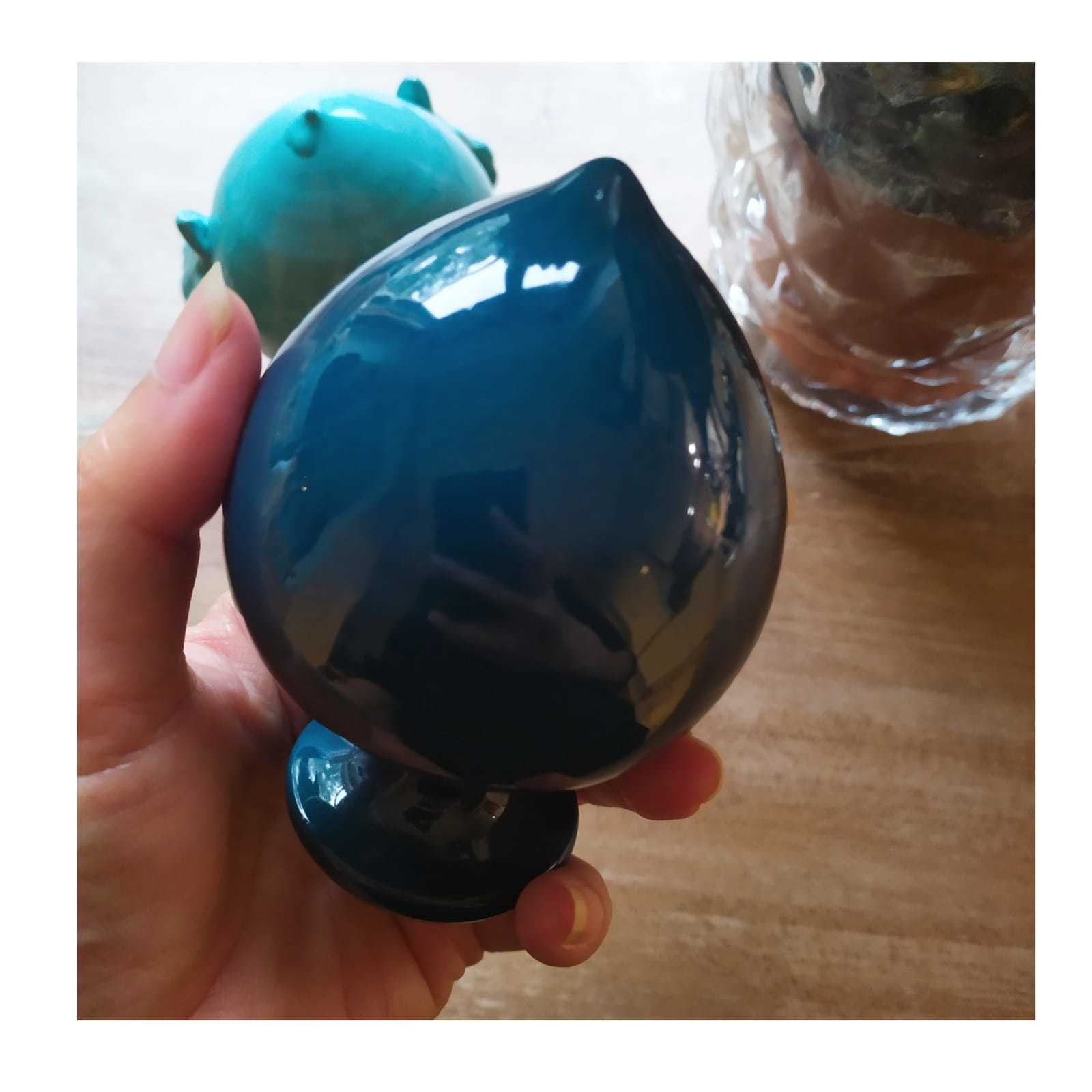 【未使用】HENRIETTE プーモ 陶器オブジェ　幸運 繁栄 イタリア製 置物 未使用】HENRIETTE プーモ 陶器オブジェ 幸運 繁栄 イタリア製