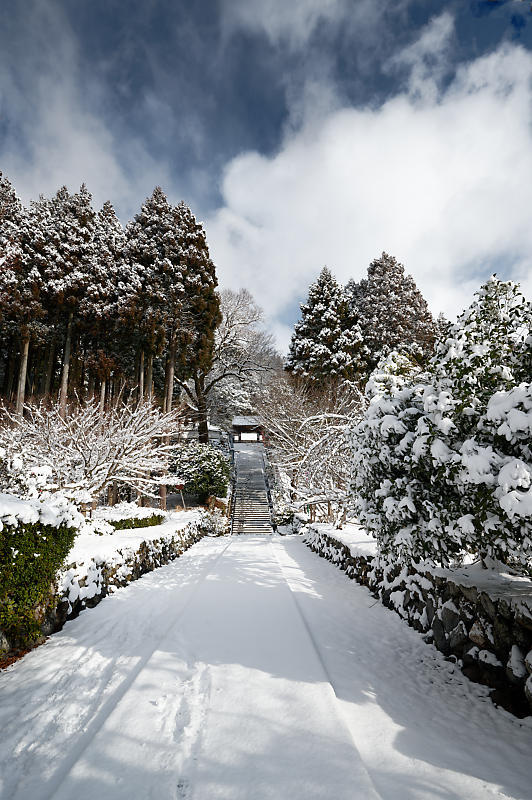 雪景色@滋賀県今津町　酒波寺_f0032011_18531967.jpg