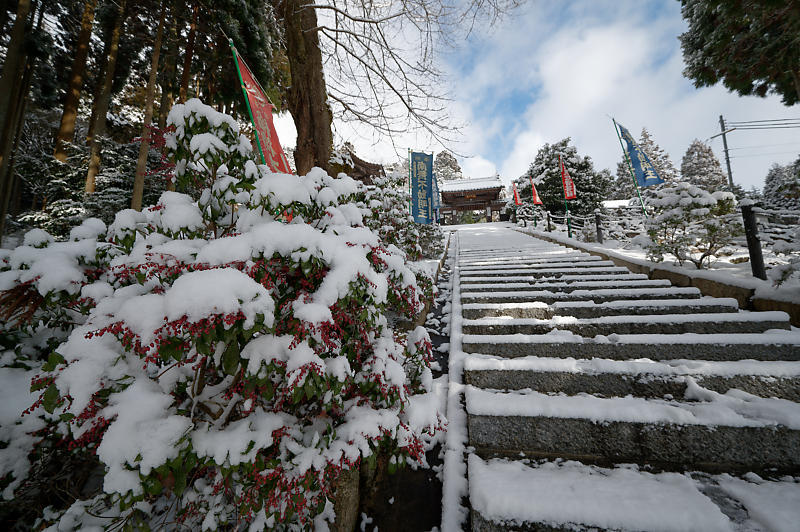 雪景色@滋賀県今津町　酒波寺_f0032011_18532025.jpg