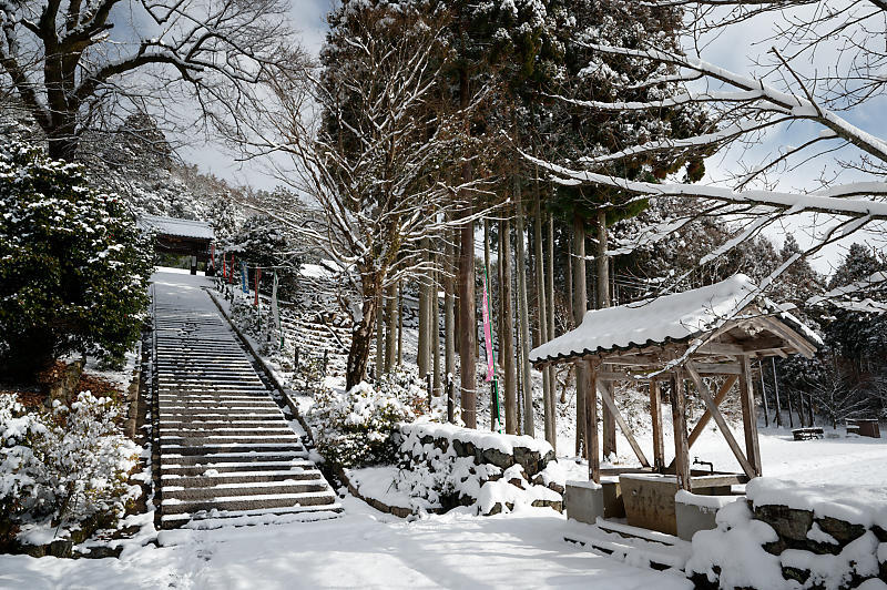 雪景色@滋賀県今津町　酒波寺_f0032011_18532092.jpg