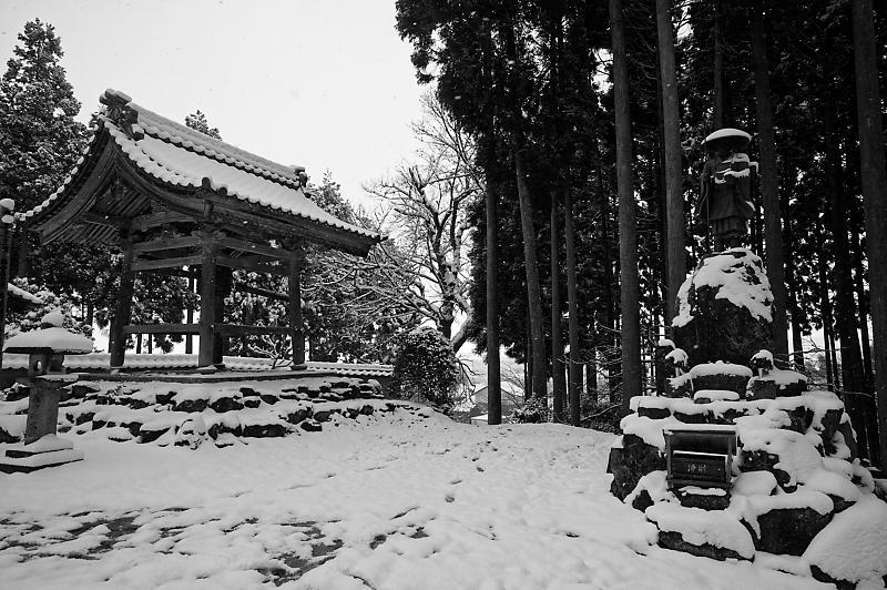 雪景色@滋賀県今津町　酒波寺_f0032011_18543382.jpg