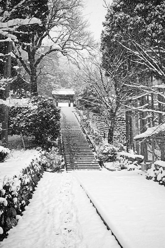 雪景色@滋賀県今津町　酒波寺_f0032011_18543447.jpg