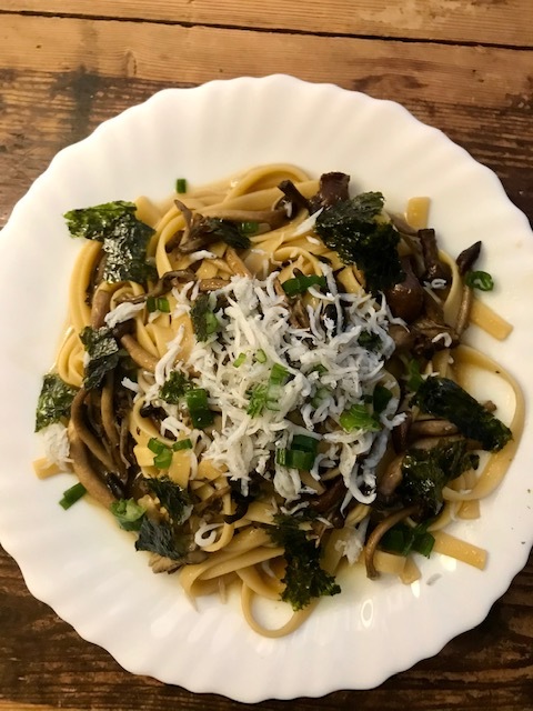 しらすとキノコの和風パスタ E N Joy しらすとキノコの和風パスタ E N Joy