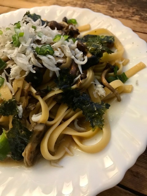 しらすとキノコの和風パスタ E N Joy しらすとキノコの和風パスタ E N Joy