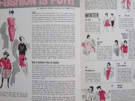 1960年代の賢い少女のファッション雑誌 : Der Liebling ～蚤の市