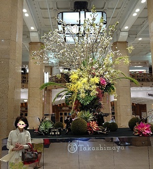 日本橋 高島屋 華のおもてなしいけばなインスタレーション Jujuの日々