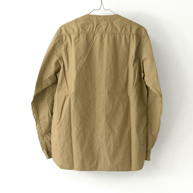 orslow [オアスロウ] M NO COLLAR SHIRT [01-8073-40] ノーカラーシャツ・長袖シャツ・MEN'S : refalt  blog