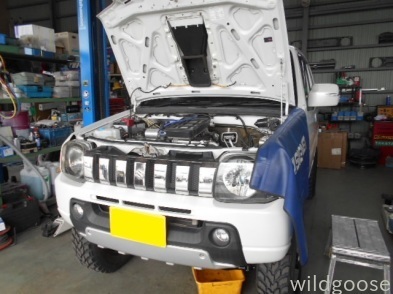 JB23ジムニークロスアドベンチャー タービン交換中(*^_^*)_c0213517_15141778.jpg