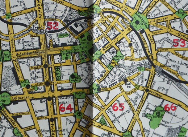独)ベルリン市街図 多色刷り 1930年頃 : 古書 古群洞 独)ベルリン市街図 多色刷り 1930年頃 : 古書 古群洞