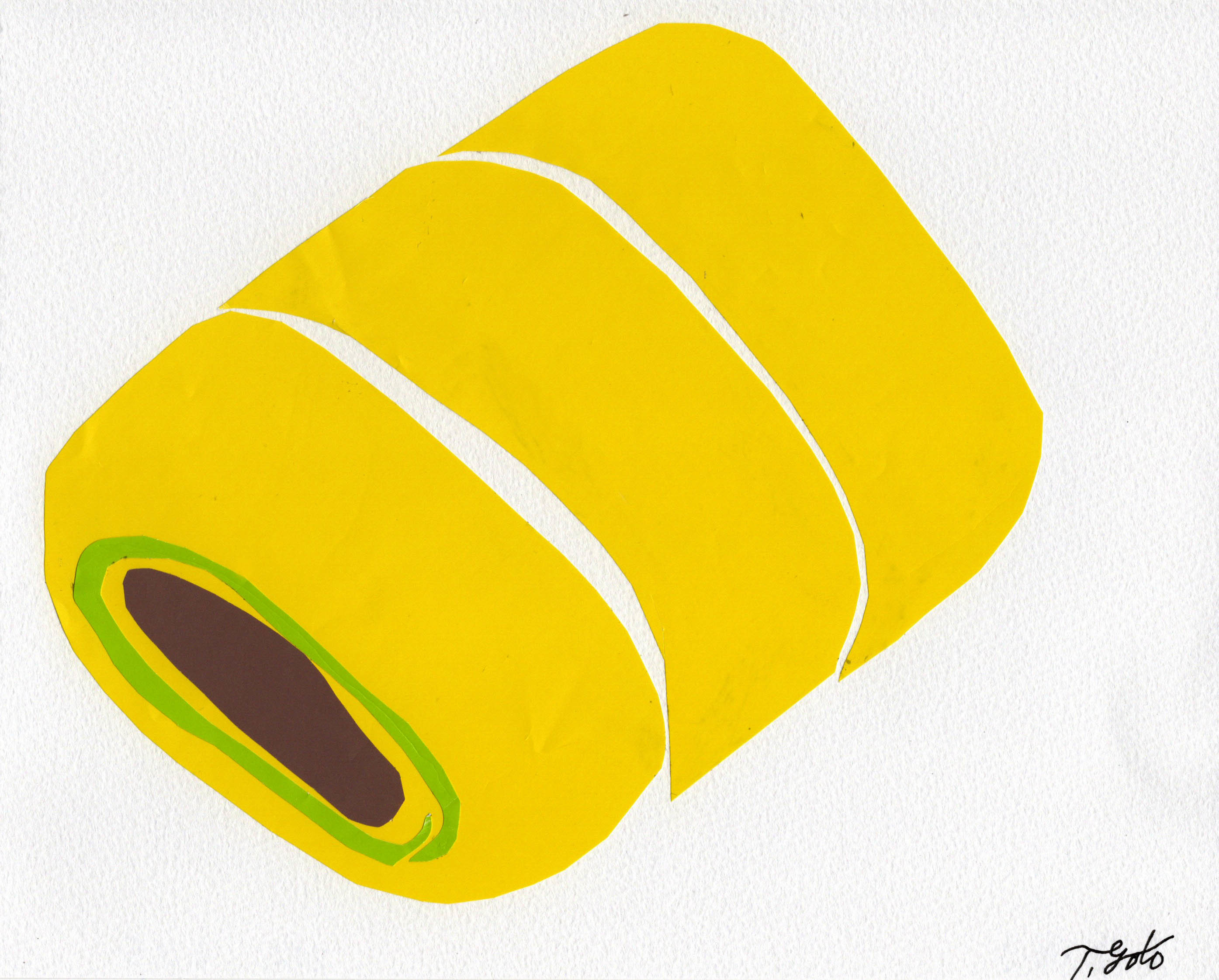 卵焼き 切り絵おやじ 卵焼き 切り絵おやじ