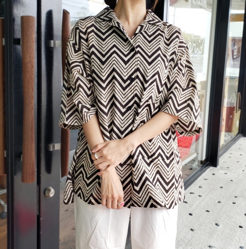 たしろ屋 Todayful Pattern Boyfriend Shirts - 通販 - mateinbox.com.br