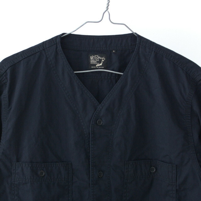 orslow [オアスロウ] M NO COLLAR SHIRTE [01-8073-95] ノー