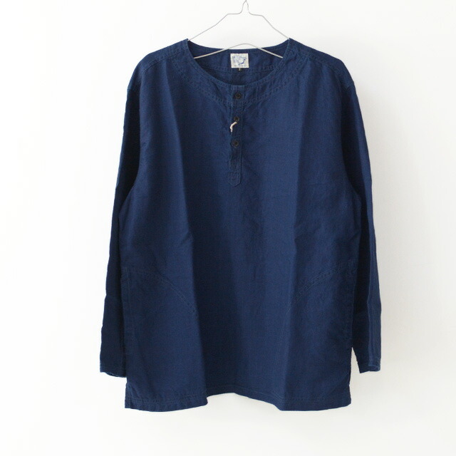 期間限定価格】オアスロウ orSlow COTTON LINEN PULLOVER SHIRTS