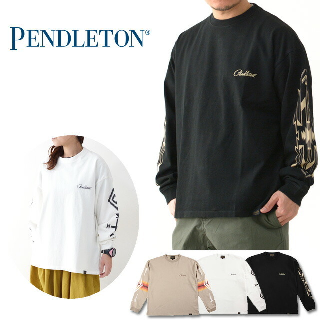 PENDLETON [ペンドルトン] L/S Print Tee [19801308] ロングスリーブ Tシャツ・ロンT・MEN\'S/LADY\'S _f0051306_14140152.jpg