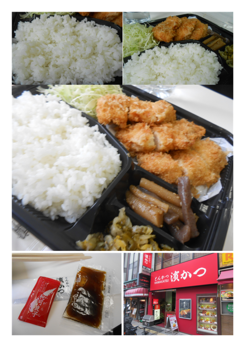 今日は東京(お茶の水)で仕事、昼食は濱かつの｢チキンかつ弁当｣。できたての物が提供された。_f0388041_08283679.png