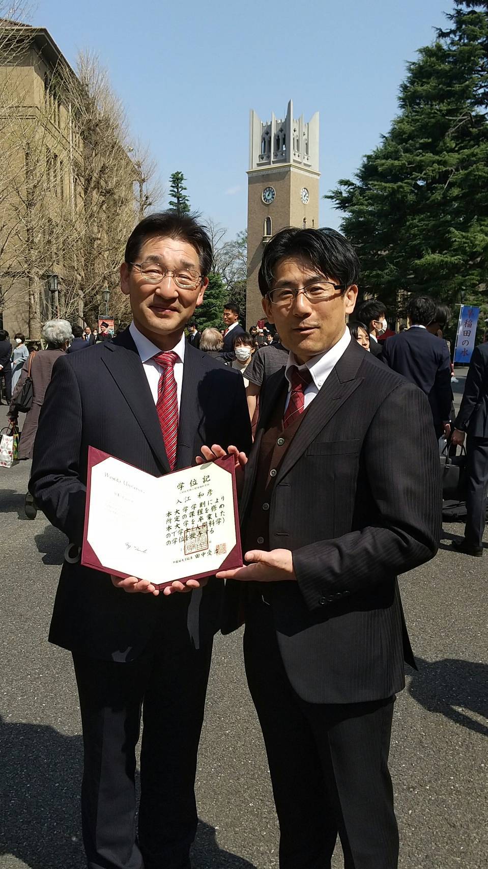 早稲田大学卒業式_c0160277_23581443.jpg