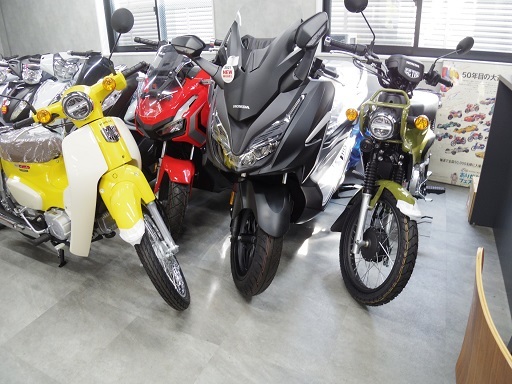 納車待ち バイクの横輪