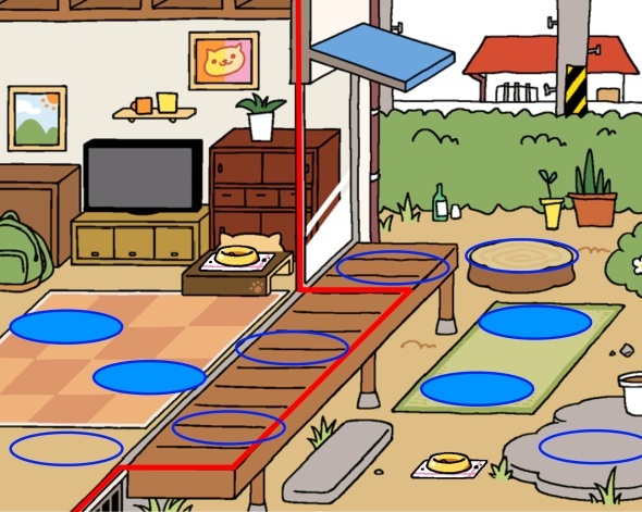 ねこあつめ で最後のたからものを入手 箱庭の物見窓