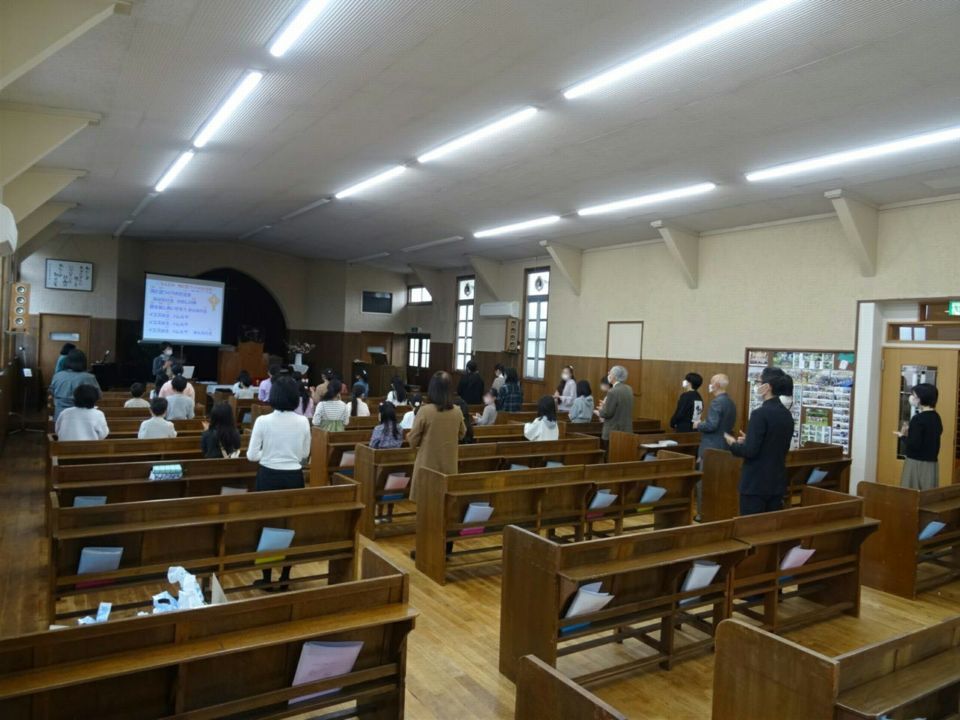 教会学校礼拝再開 2021年3月28日 日本ナザレン教団 尾山台教会