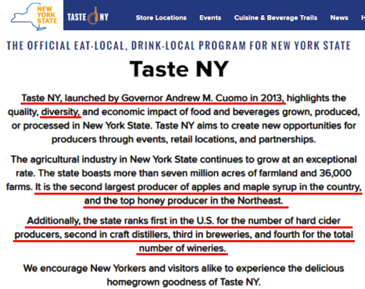 ”Taste NY”「ニューヨークを味わう」のミニ・ショップ_b0007805_23215838.jpg