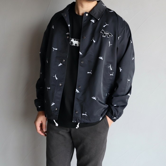 美品✨プーマ メゾンキツネ コラボ コーチジャケット PUMA × MAISON KITSUNÉ - ラスト1点 / PUMA X MAISON KITSUNE