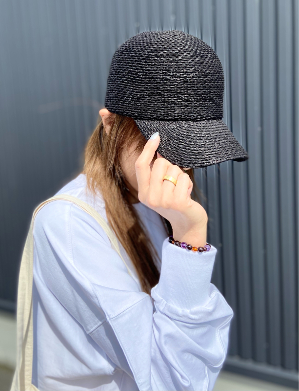 Munich ミューニック Munich / paper braid cap : dimanche