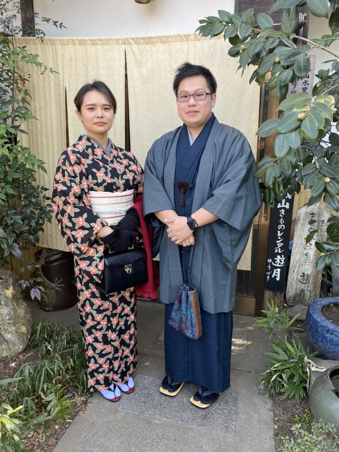 花柄が個性的でかわいいお着物 京都嵐山 着物レンタル 遊月 徒然日記 花柄が個性的でかわいいお着物 京都嵐山 着物レンタル 遊月 徒然日記