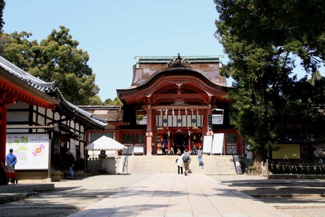 桜が満開に　石清水八幡宮_e0048413_20053641.jpg