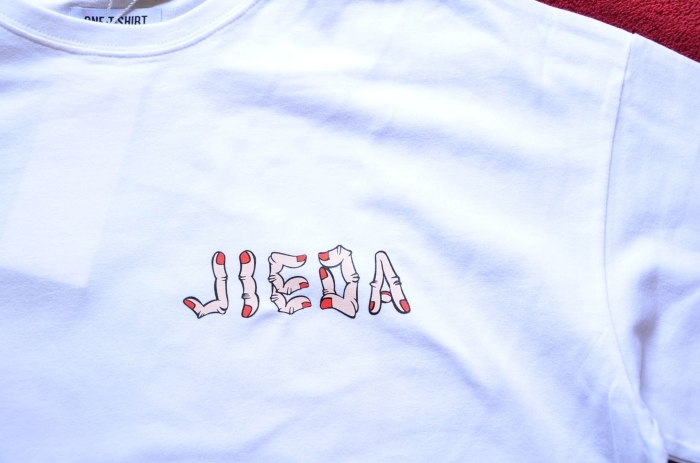 野性爆弾クッキー✨　jieda ONE・T・SHIRT クッキー シャツ　y2k ONE・T・SHIRT』×『COOKIE!』×『JieDa』がコラボレーション。4/8