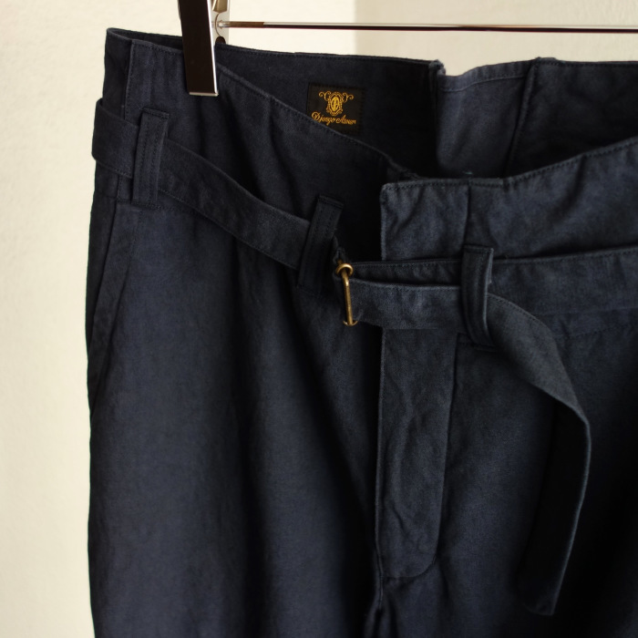 6月の製作 / tanker work cotton-linen pants / 別注品_e0130546_15552714.jpg