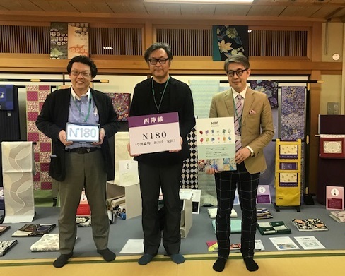 西陣まいづる・鹿の帯で仕入と博多・西陣合同展示会へ。_f0181251_19184612.jpg
