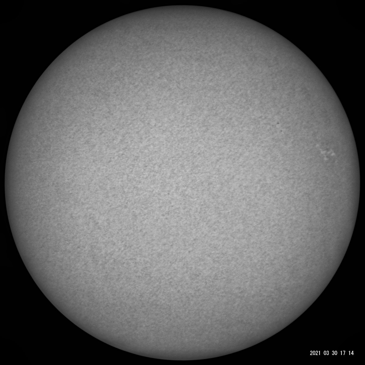 33月30日の太陽 大プロミネンス!_e0174091_12354561.jpg