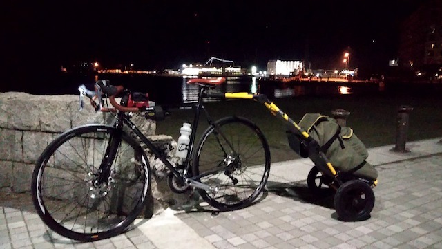 TRAVOYをPanasonic ORCD01Fで牽引 : hills飛地 長距離自転車乗り(輪行