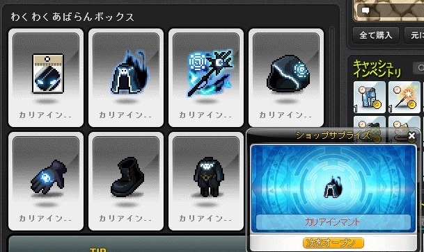 メイプルストーリー わくわくあばらんボックス カリアインアバターに挑戦 金属帝国 ヴェルフェ メイプルストーリー わくわくあばらんボックス カリアインアバターに挑戦 金属帝国 ヴェルフェ