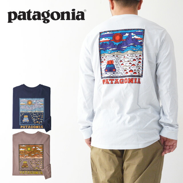 patagonia ロンT M M's LS Summit Road ネイビー patagonia ロンT M M's LS Summit Road ネイビー