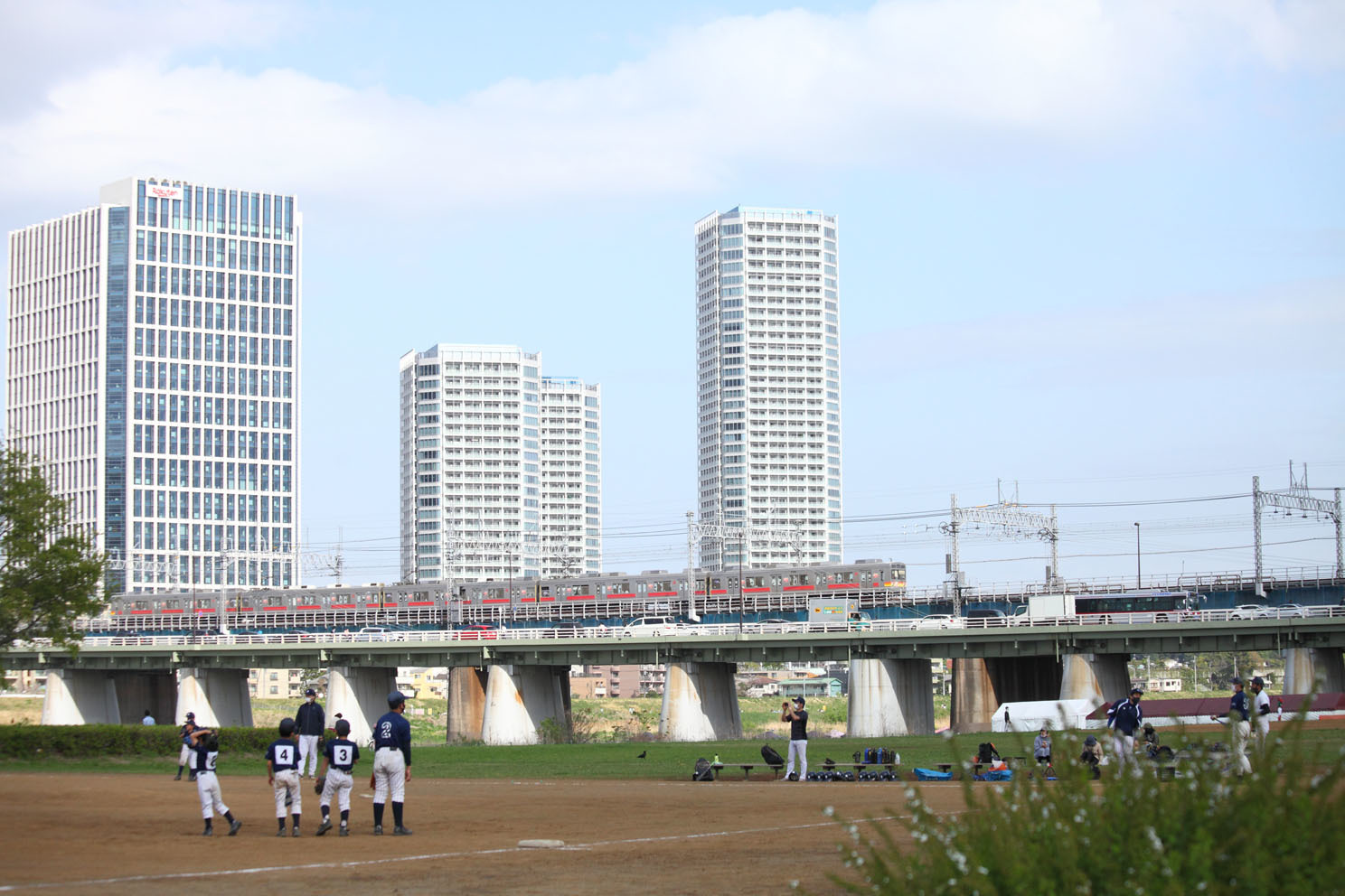 二子玉川から多摩川沿い 写真の記憶