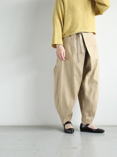 ASEEDONCLOUD　Performance trousers / Sakurashi oxford - Beige_b0139281_13205808.jpg