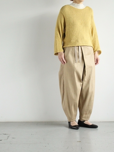 ASEEDONCLOUD　Performance trousers / Sakurashi oxford - Beige_b0139281_13223130.jpg