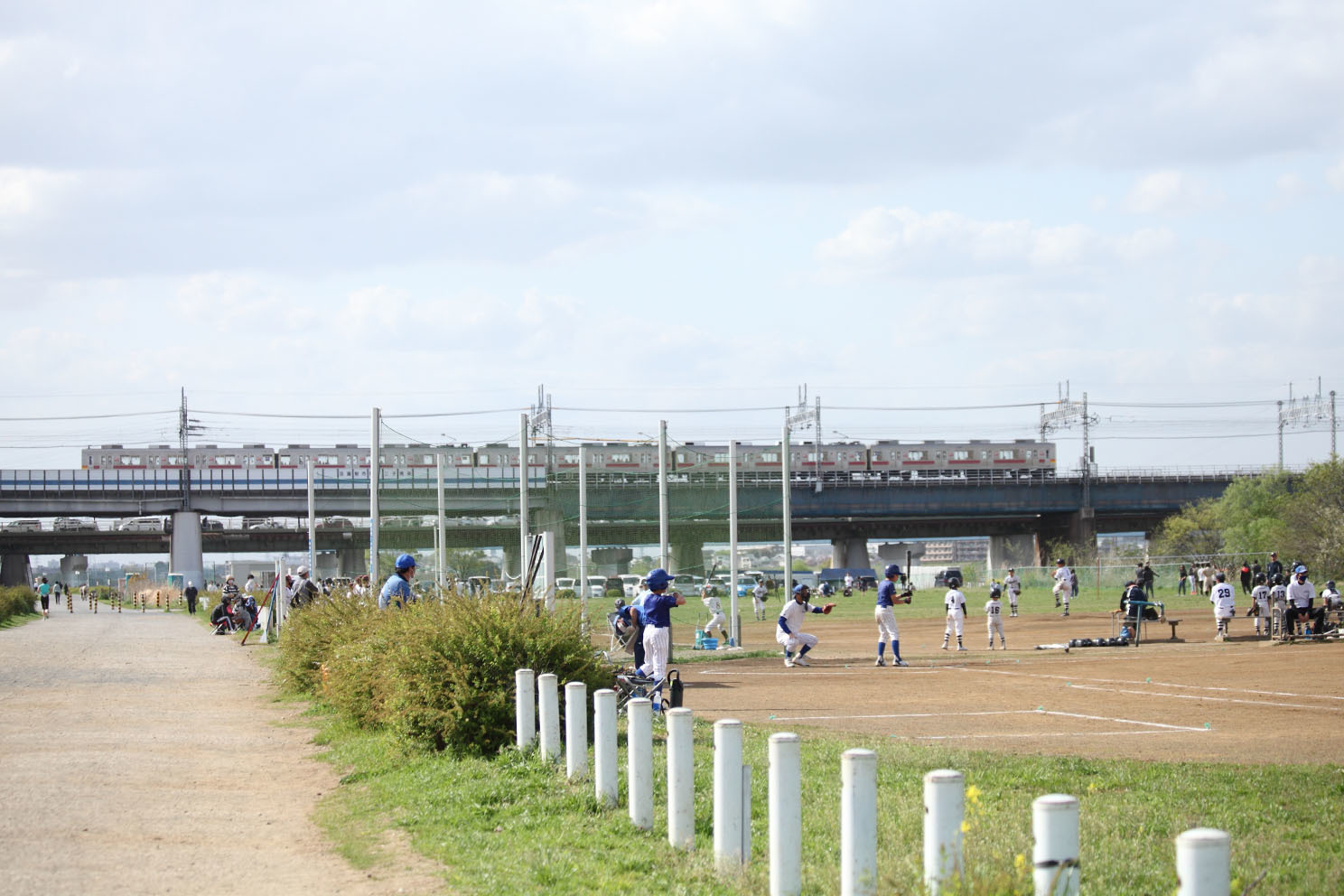 二子玉川から多摩川沿い 写真の記憶