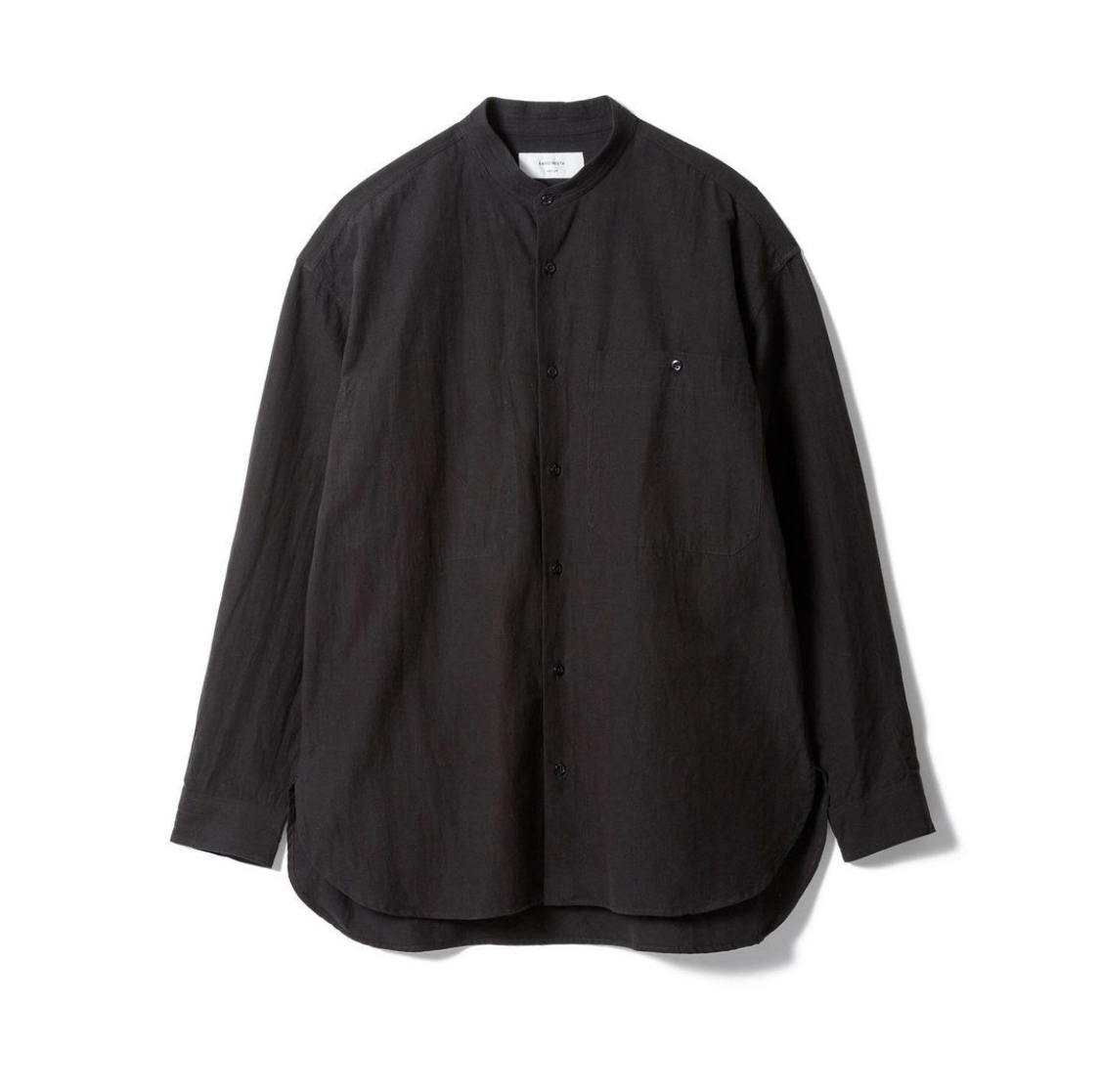 SANDINISTA\"Band Collar Cotton Linen Military Shirt\"_d0101000_16002727.jpeg