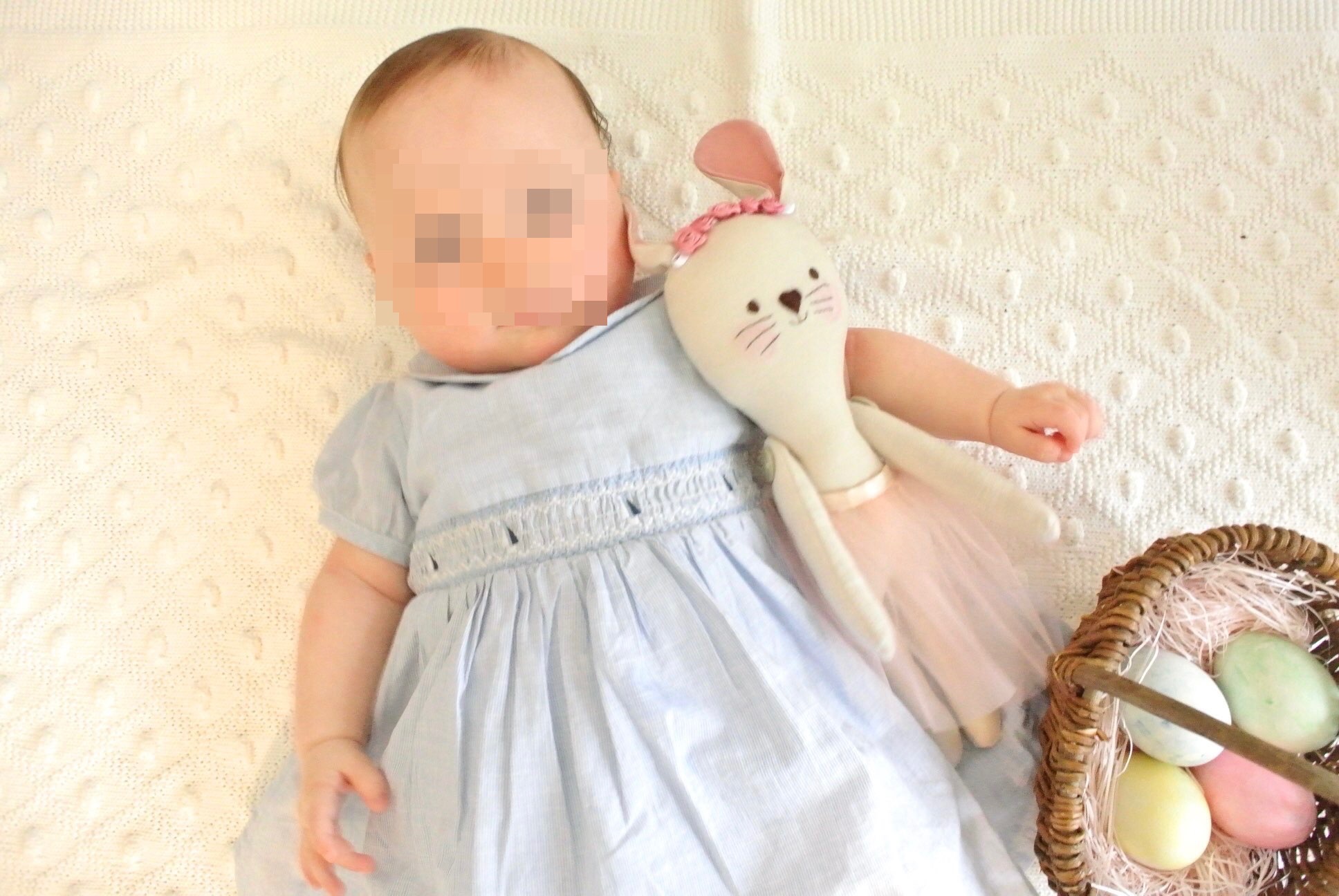 姫さまオッファー 「抱っこ紐カバーとイースターのうさぎちゃん」_d0348118_12555264.jpeg