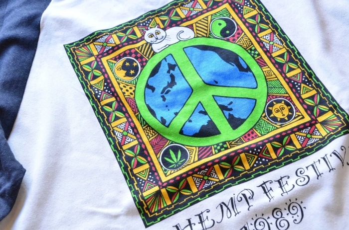 \"GO HEMP\"<<FESTIVAL\'89 BASEBALL TEE>>new in!!!!!_c0167336_12015484.jpg