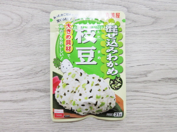 【丸美屋】混ぜ込みわかめ 枝豆_c0152767_08452274.jpg