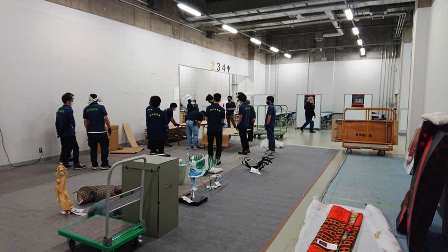 作業日誌 第59回日本現代工芸美術展作品搬入業務 谷中田美術作業日誌