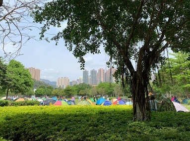 コロナ禍で人気すぎて品切れ!ピクニック用テントを入手☆Picnic Tents are Popular in Hong Kong_f0371533_23232975.jpg