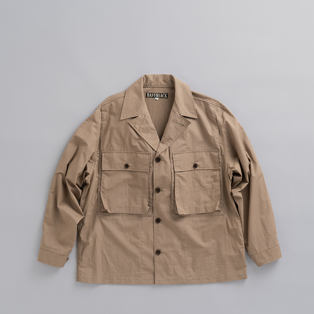  HAVERSACK C/L Shirt Jacket (Brown)_d0120442_15155536.jpg