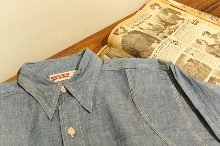 \"MONTGOMERY WARD WORK SHIRTS 1940\'S-1950\'S BLUE CHAMBRAY\"ってこんなこと。_c0140560_11383965.jpg