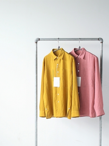 Cale　Water Twist Linen Shirt_b0139281_20591650.jpg