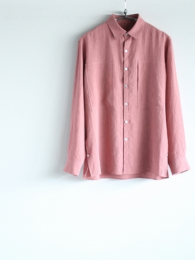 Cale　Water Twist Linen Shirt_b0139281_21004440.jpg