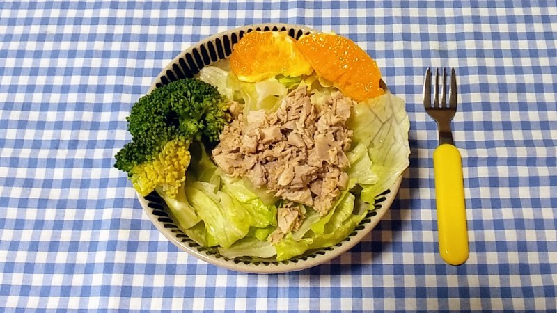 ピーナッツシーチキンサラダ 魚の料理 トンボtimes